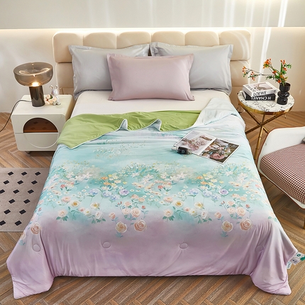 91家纺网 家纺一手货源 找家纺 （总）联林2025新款玻尿酸针织凉感丝夏被夏凉被