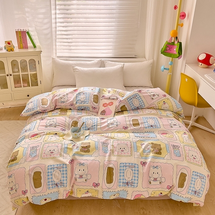 91家纺网 家纺一手货源 找家纺 （总）DoDo 兜兜2025新款40支全棉印花被套