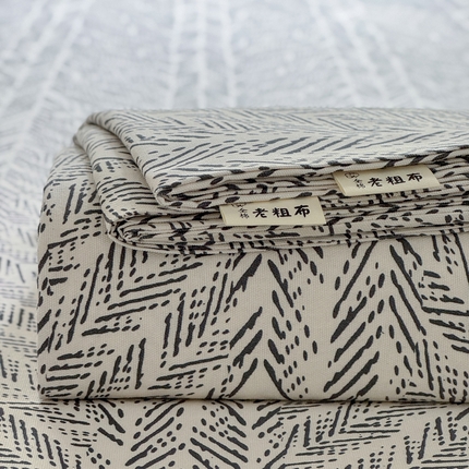 91家纺网 家纺一手货源 找家纺 （总）莱登卡奴 新款A类100%全棉老粗布单品系列-床单