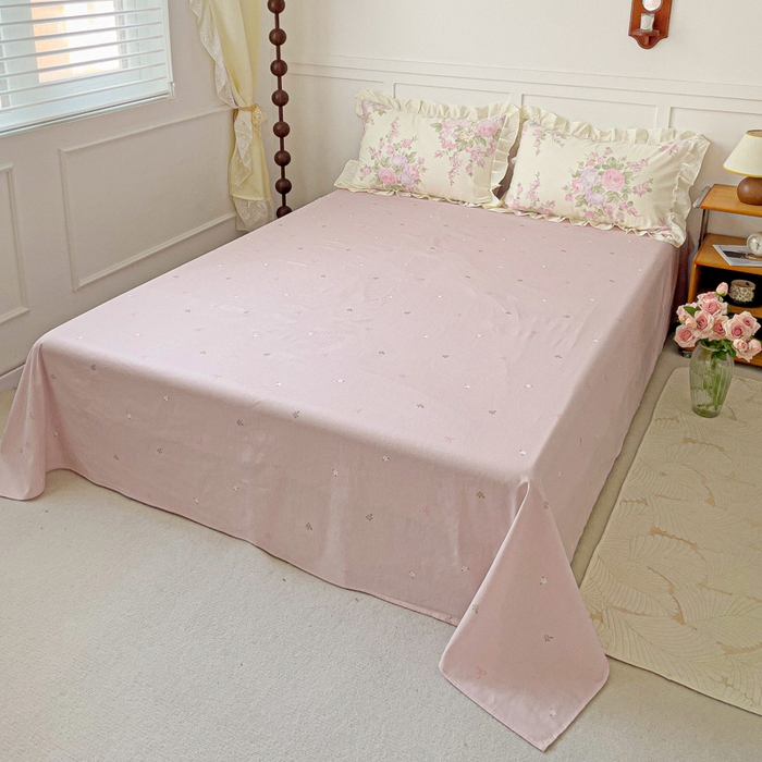 91家纺网 家纺一手货源 找家纺 澳梵家居 2025新款全棉印花韩版花间捕梦四件套 倾城时光