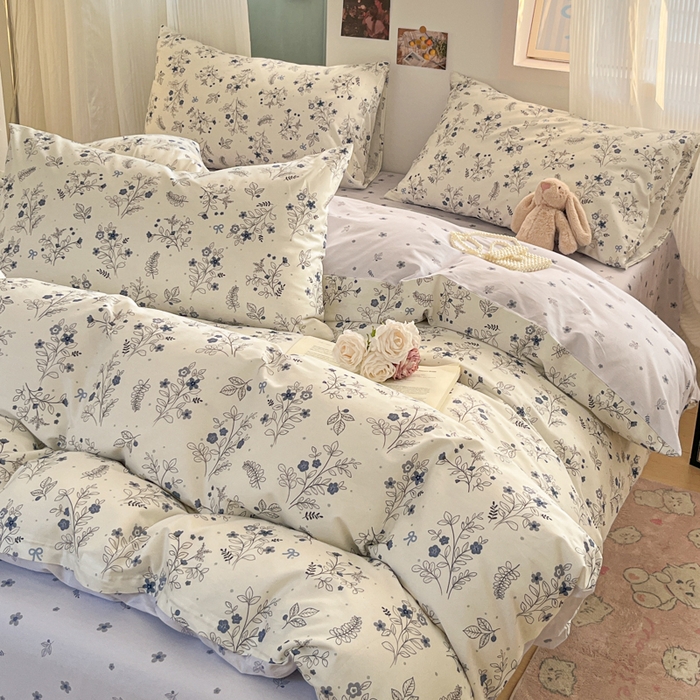 91家纺网 家纺一手货源 找家纺 寻米 2025新款13070全棉纯棉印花单被套 桂馥兰香