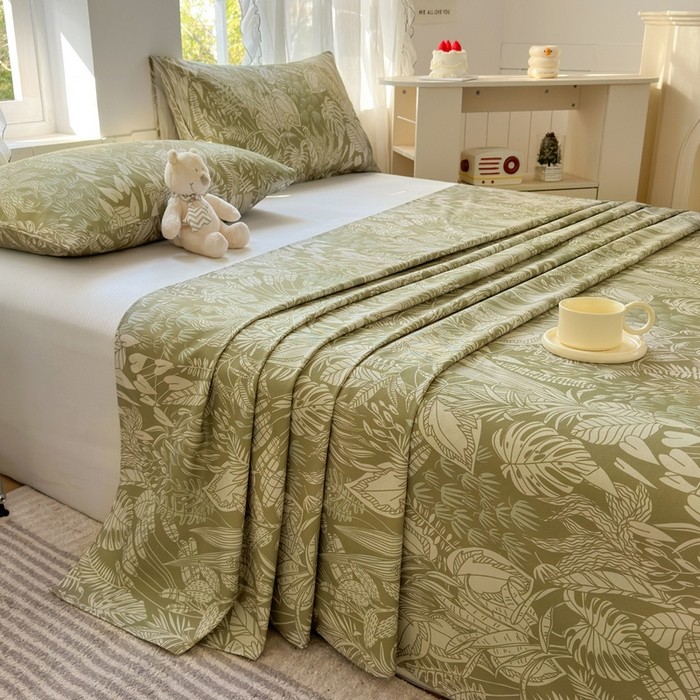 91家纺网 家纺一手货源 找家纺 莱登卡奴 新款A类100%全棉老粗布单品系列-床单 罗丽莎