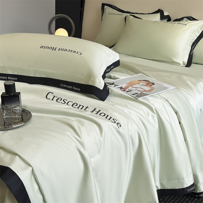 91家纺网 家纺一手货源 找家纺 笙意家纺 2025新款水洗冰丝夏被四件套-卡瑞娜系列 水果清香