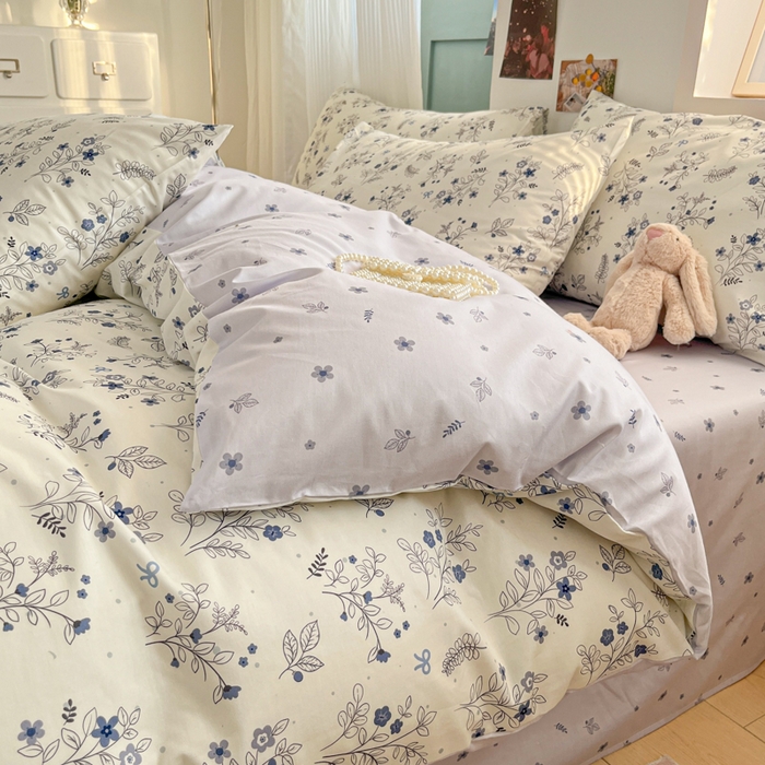 91家纺网 家纺一手货源 找家纺 寻米 2025新款13070全棉纯棉印花单被套 桂馥兰香