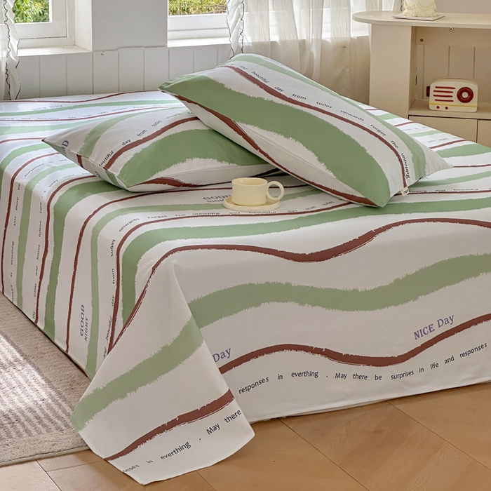 91家纺网 家纺一手货源 找家纺 莱登卡奴 新款A类100%全棉老粗布单品系列-床单 曼城往事