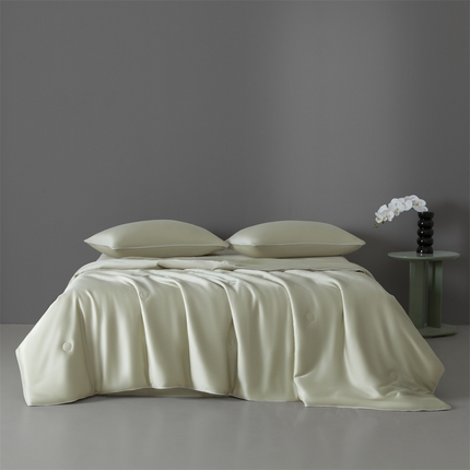 91家纺网 家纺一手货源 找家纺 （总）床绮 2025新款混纺天丝麻绳双拼夏被