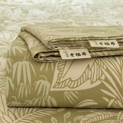 91家纺网 家纺一手货源 找家纺 （总）莱登卡奴 新款A类100%全棉老粗布单品系列-床单