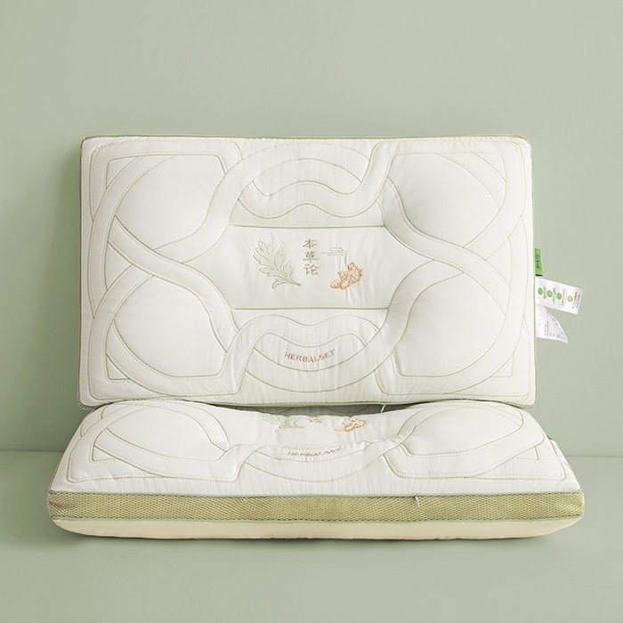 91家纺网 家纺一手货源 找家纺 （总）云熙枕业 2025新款草本植物中药包全棉护颈枕