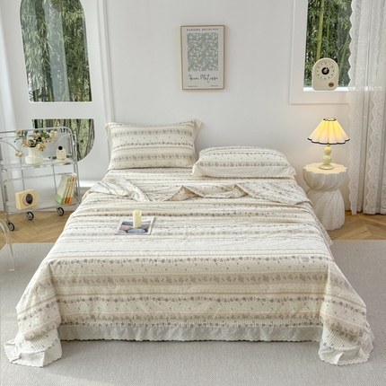 91家纺网 家纺一手货源 找家纺 （总）有货2025新款60支云纱棉休闲被＋床盖三件套