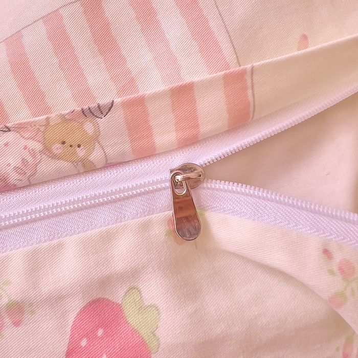 91家纺网 家纺一手货源 找家纺 DoDo 兜兜2026新款40支全棉印花单枕套 可爱女生-小版