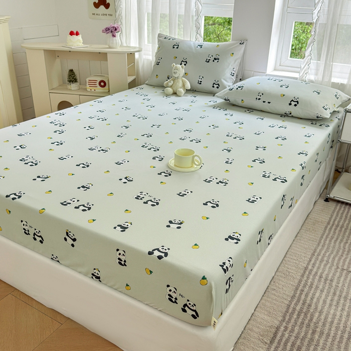 91家纺网 家纺一手货源 找家纺 莱登卡奴 新款A类100%全棉老粗布单品系列 花花乐园