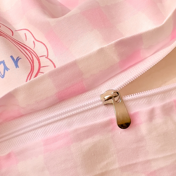 91家纺网 家纺一手货源 找家纺 DoDo 兜兜2025新款40支全棉印花单枕套 生日小熊-小版