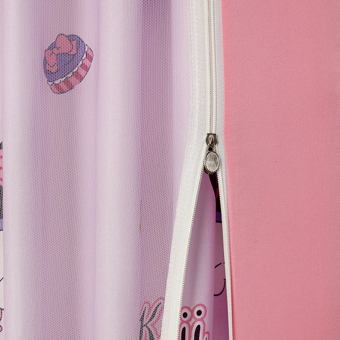 91家纺网 家纺一手货源 找家纺 显高蚊帐 2025新款U型坐床遮光防尘床帘式蚊帐 库优米