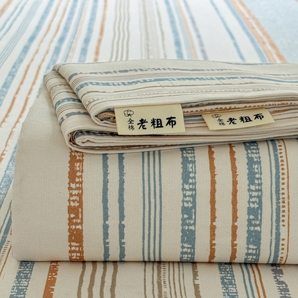 91家纺网 家纺一手货源 找家纺 （总）莱登卡奴 新款A类100%全棉老粗布单品系列-床单