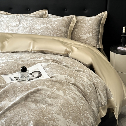 91家纺网 家纺一手货源 找家纺 （总）DC 2025新款B类天丝印花四件套