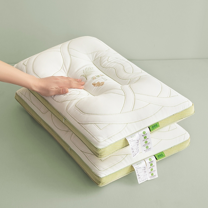 91家纺网 家纺一手货源 找家纺 （总）云熙枕业 2025新款草本植物中药包全棉护颈枕