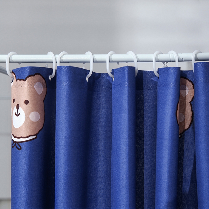 91家纺网 家纺一手货源 找家纺 显高蚊帐 2025新款U型坐床遮光防尘床帘式蚊帐 小熊维尼