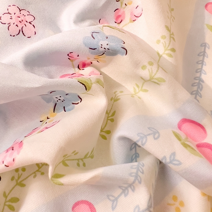 91家纺网 家纺一手货源 找家纺 DoDo 兜兜2026新款40支全棉印花单枕套 可爱花兔-小版