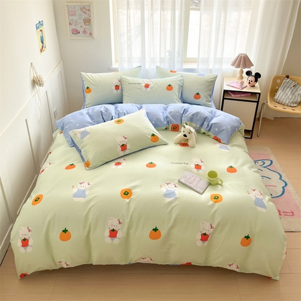 91家纺网 家纺一手货源 找家纺 （总） 本制 2025新款12868全棉印花四件套