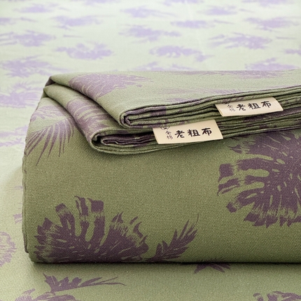 91家纺网 家纺一手货源 找家纺 （总）莱登卡奴 新款A类100%全棉老粗布单品系列-床单