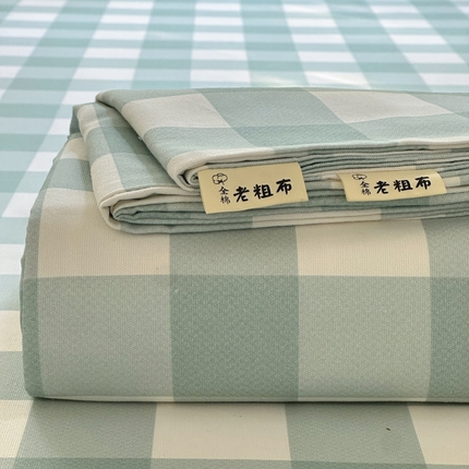 91家纺网 家纺一手货源 找家纺 （总）莱登卡奴 新款A类100%全棉老粗布单品系列-床单