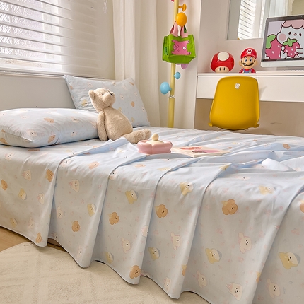 DoDo 兜兜2025新款40支全棉印花单床单 奶糖派