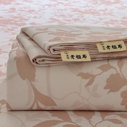 91家纺网 家纺一手货源 找家纺 （总）莱登卡奴 新款A类100%全棉老粗布单品系列-床单