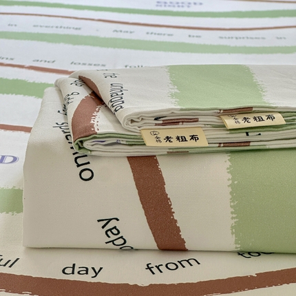 91家纺网 家纺一手货源 找家纺 （总）莱登卡奴 新款A类100%全棉老粗布单品系列-床单