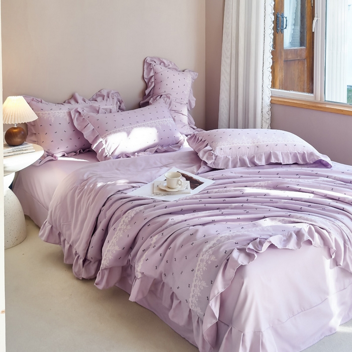 91家纺网 家纺一手货源 找家纺 梦莱斯2025新款针织棉夏被四件套 伊斯坦