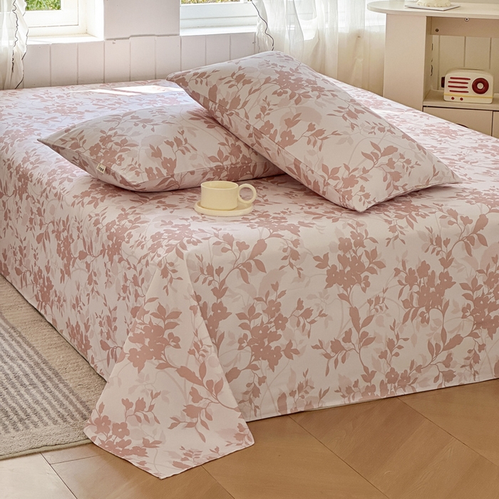 91家纺网 家纺一手货源 找家纺 莱登卡奴 新款A类100%全棉老粗布单品系列-床单 扶桑秘境