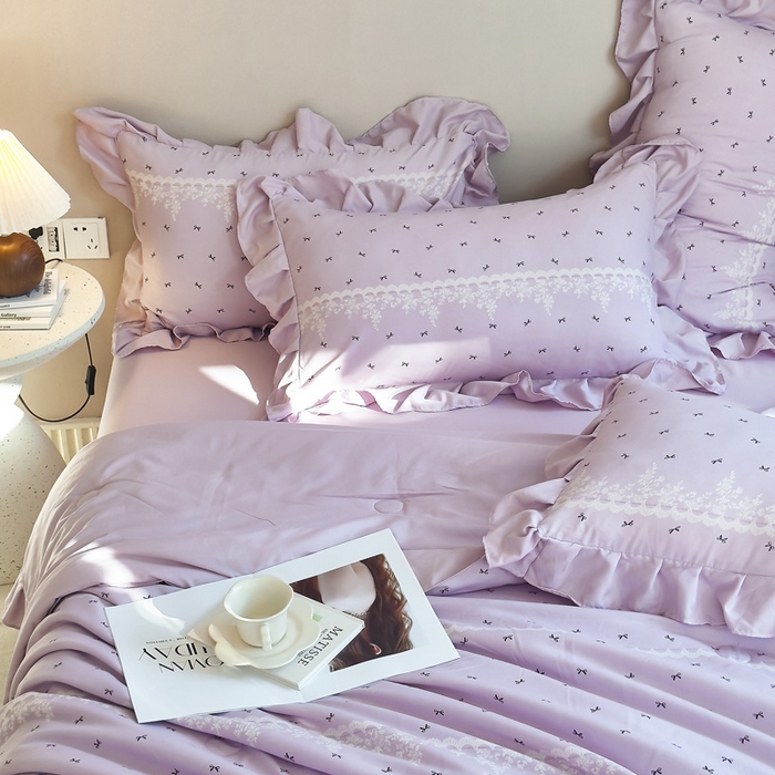 91家纺网 家纺一手货源 找家纺 梦莱斯2025新款针织棉夏被四件套 伊斯坦