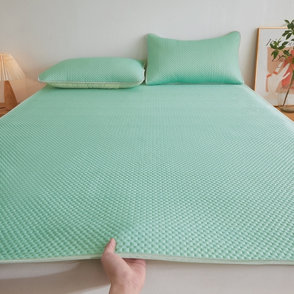 湘之帛 2025新款华夫格冰豆豆凉席 华夫格-薄荷绿