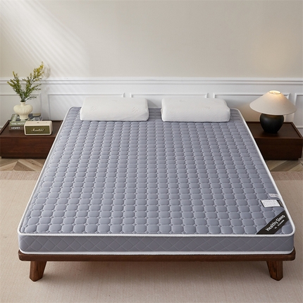 91家纺网 家纺一手货源 找家纺 艺博床垫 2025新款牛奶针织床垫 面色格灰