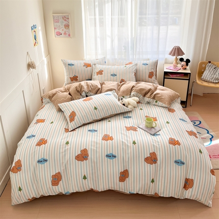 91家纺网 家纺一手货源 找家纺 （总） 本制 2025新款12868全棉印花四件套