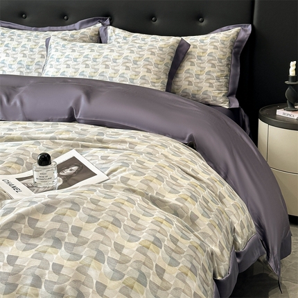 91家纺网 家纺一手货源 找家纺 （总）DC 2025新款B类天丝印花四件套