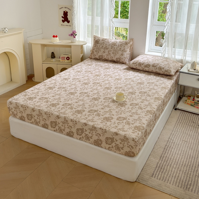 91家纺网 家纺一手货源 找家纺 莱登卡奴 新款A类100%全棉老粗布单品系列 花间萌趣