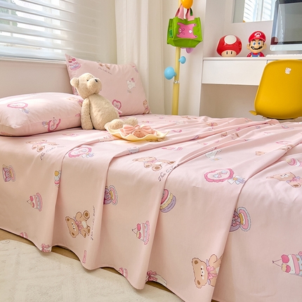 DoDo 兜兜2025新款40支全棉印花单床单 快乐甜品