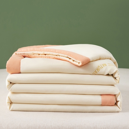 帕芬鸟 2025新款亲肤磨毛夏被 米黄