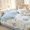 91家纺网 家纺一手货源 找家纺 （总）梦舒羽2025新款全棉小清新印花加厚宿舍床单床裙款四件套