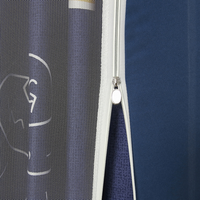 91家纺网 家纺一手货源 找家纺 显高蚊帐 2025新款U型坐床遮光防尘床帘式蚊帐 宇宙之星