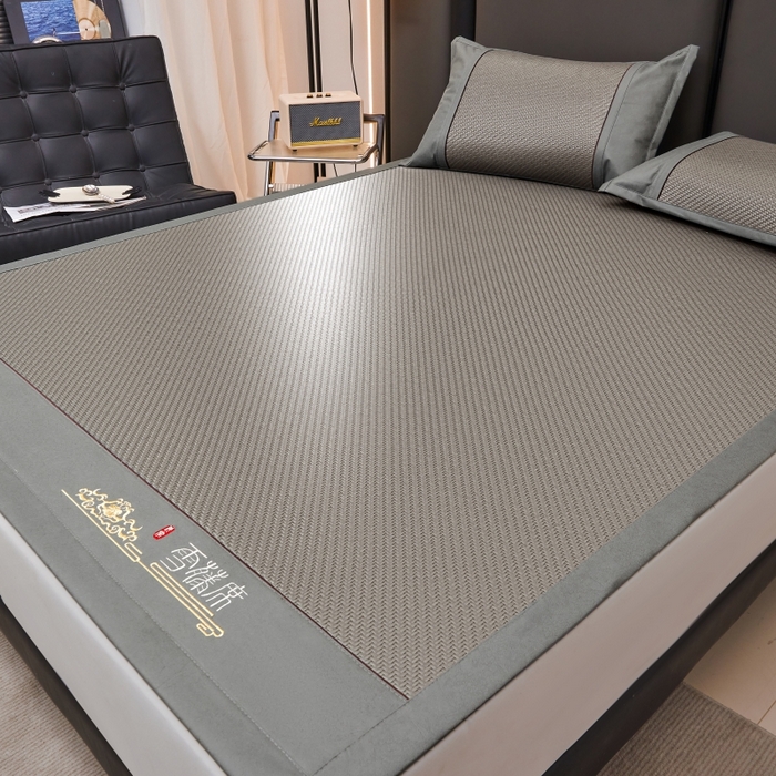 91家纺网 家纺一手货源 找家纺 （总）尚品凤凰 2025新款PE雪藤席三件套