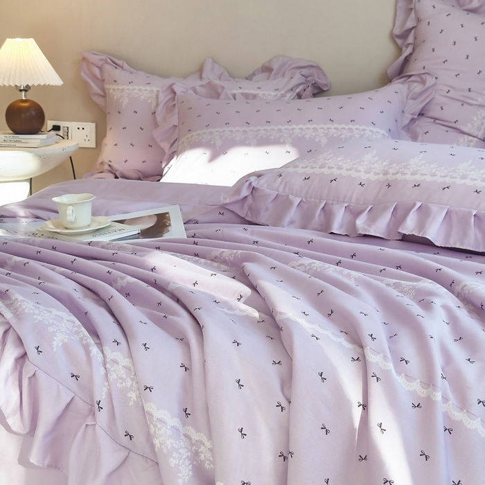 91家纺网 家纺一手货源 找家纺 梦莱斯2025新款针织棉夏被四件套 伊斯坦