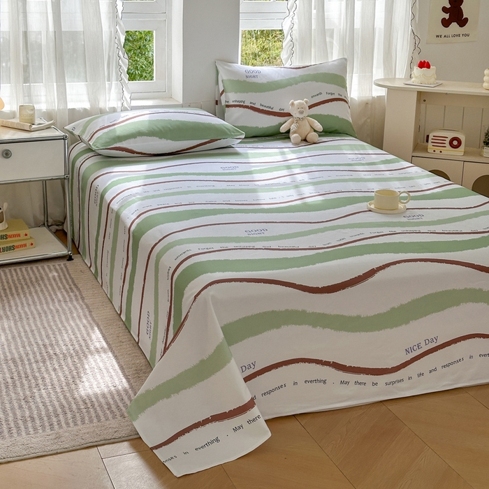 91家纺网 家纺一手货源 找家纺 莱登卡奴 新款A类100%全棉老粗布单品系列-床单 曼城往事