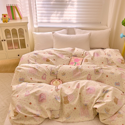 91家纺网 家纺一手货源 找家纺 （总）DoDo 兜兜2025新款40支全棉印花被套