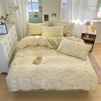 91家纺网 家纺一手货源 找家纺 （总）寻米 2025新款13070全棉纯棉印花单被套