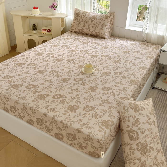 91家纺网 家纺一手货源 找家纺 莱登卡奴 新款A类100%全棉老粗布单品系列 花间萌趣