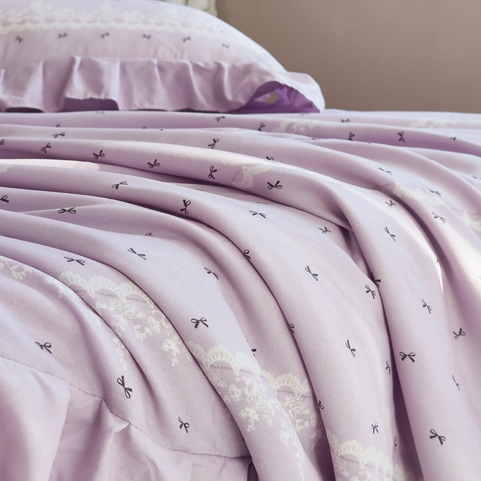 91家纺网 家纺一手货源 找家纺 梦莱斯2025新款针织棉夏被四件套 伊斯坦