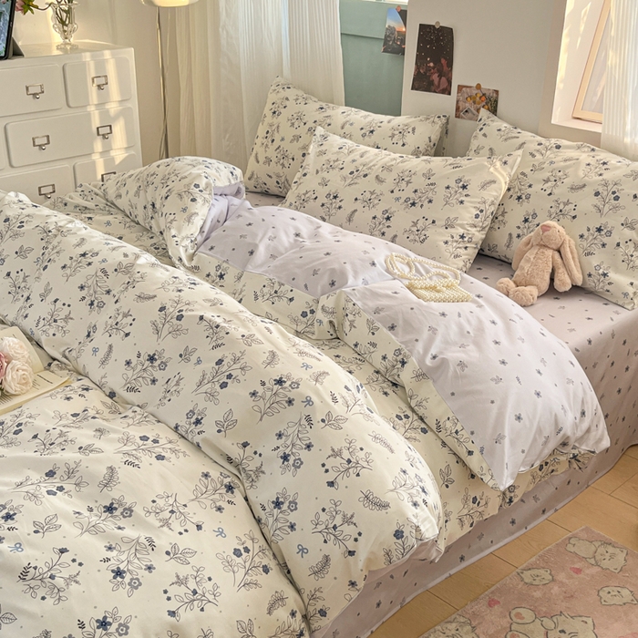 91家纺网 家纺一手货源 找家纺 寻米 2025新款13070全棉纯棉印花单被套 桂馥兰香