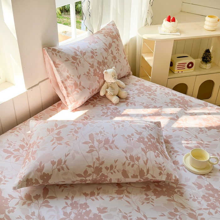 91家纺网 家纺一手货源 找家纺 莱登卡奴 新款A类100%全棉老粗布单品系列-床单 扶桑秘境