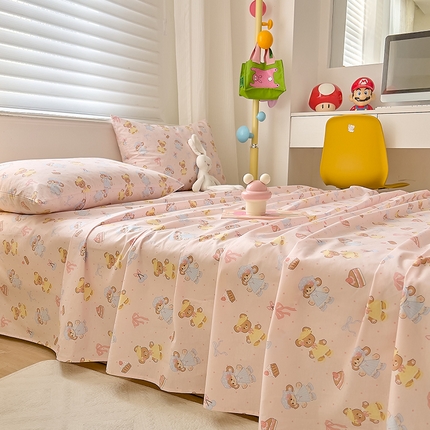 DoDo 兜兜2025新款40支全棉印花单床单 糖果甜心